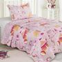 Imagem de Colcha Infantil Dupla Face Patchwork 2 Pç0S Camesa Circo