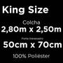 Imagem de Colcha King Size Dohler Londres 3 Peças Terracota