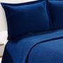 Imagem de Colcha Matelassê Loft King Com Porta Travesseiros Marinho