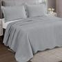 Imagem de Colcha Velvet Neo Clássico King Camesa Cinza - 2,80m x 2,60m