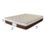 Imagem de Colchão Casal 138x188x24 Pro Soft Bamboo Prorelax  Molas Ensacadas Pillow Top Turn Free - Marrom 