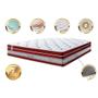 Imagem de Colchão Casal de Molas Ensacadas Cama inBox Select Euro Soft 138x188x32 Vermelho