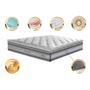 Imagem de Colchão Casal de Molas Ensacadas D33 com Pillow TOP Cama inBox Select 138x188x32 Cinza