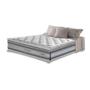 Imagem de Colchão Casal de Molas Ensacadas D33 com Pillow TOP Cama inBox Select 138x188x32 Cinza