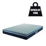 Imagem de Colchão Casal Espuma D33 Pillow Top Millenium Cinza/Branco Hellen - Suporta até 120kg por Pessoa