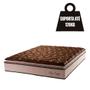 Imagem de Colchão Casal Espuma Pillow Top High Comfort Marrom/Bege Hellen - Suporta até 120kg por Pessoa