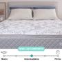 Imagem de Colchão Casal Molas Ensacadas Pillow Top Premium Sleep Cinza 138x188cm BF Colchões