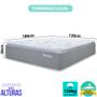Imagem de Colchão Casal Molas Ensacadas Pillow Top Premium Sleep Cinza 138x188cm BF Colchões