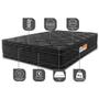 Imagem de Colchão Casal Ortopédico Black 138x188x32 Double Face Espuma D33 Preto