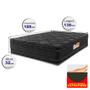 Imagem de Colchão Casal Ortopédico Black 138x188x32 Double Face Espuma D33 Preto
