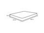 Colchao Castor Casal Sleep Max D33 138x188x18 Cinza Imagem de Colchao Castor Casal Sleep Max D33 138x188x18 Cinza