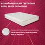 Imagem de Colchão de Espuma D33 Royal Saúde Plus Pillow Top Orthocrin Bege D33 Casal Medida Especial 128X188X28