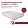 Imagem de Colchão de Espuma D33 Royal Saúde Plus Pillow Top Orthocrin Bege D33 Casal Medida Especial 128X188X28