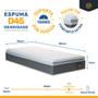 Colchão de Espuma D45 Pillow Top Fort Comfort Solteiro 88cm - Lucas Colchões Imagem de Colchão de Espuma D45 Pillow Top Fort Comfort Solteiro 88cm