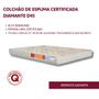 Imagem de Colchão Espuma Casal Orthocrin Diamante Bege D45 Medida Especial 128x188x20 Espuma Certificada