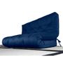 Imagem de Colchão Futon Casal Dobrável Sofa Cama Azul Royal Acquablock