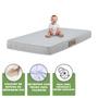 Imagem de Colchão Infantil D20 para Mini Cama/Beliche 150x70x10cm Conforto Garantido