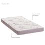 Imagem de Colchão Infantil Mini Cama Physical Resist Lilás D20 12X70C1,50- Ortobom
