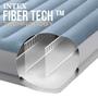 Imagem de Colchão inflável casal intex elevado mid-rise conforto dura-beam c/ bomba embutida usb