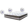 Imagem de Colchão King de Molas Ensacadas Cama inBox Select Euro Soft 193x203x32 Café