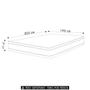 Imagem de Colchão King Double Face Black & White Air D45 193x203x27cm - Castor