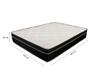 Colchão King Paris de Molas Ensacadas - Bello Box - 26x193x203 Imagem de Colchão King Paris de Molas Ensacadas - Bello Box - 26x193x203