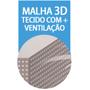 Imagem de Colchão Queen Castor Black e White Air One Face D33 158x198x23