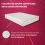 Imagem de Colchão Queen de Espuma D33 Orthocrin Royal Saúde Plus Pillowtop - 158x198x24