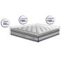 Imagem de Colchão Queen de Molas Ensacadas D33 com Pillow TOP Cama inBox Select 158x198x32 Cinza