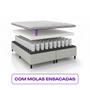 Imagem de Colchão Queen Denver Molas Ensacadas Extra Firme 158x198x22 Plumatex