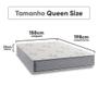 Imagem de Colchão Queen Espuma Ortopédico D33 Piemonte 158x198x23cm - Maestro Colchões