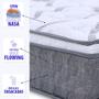Imagem de Colchão Solteirão Molas Ensacadas E Pillow Top De Espuma Viscoelástico 97x203x27cm - BF Colchões