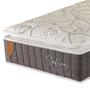 Imagem de Colchão Solteiro 88x188x34 Safira Prorelax Molas Ensacadas Pillow Top Viscoelástico - Cinza