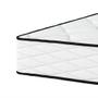 Imagem de Colchão Solteiro Espuma D33 Firme 88x188x18 Branco E Preto Dupla Face Thais Umaflex