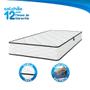 Imagem de Colchão Solteiro Espuma D33 Firme 88x188x18 Branco E Preto Dupla Face Thais Umaflex