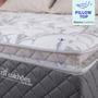 Imagem de Colchão Viúva Molas Ensacadas Pillow Top Premium Sleep Cinza 128x188cm BF Colchões