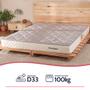 Imagem de Colchão Viúva Ortopédico de Espuma D33 a Vácuo 128x188cm BF Colchões
