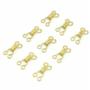 Imagem de Colchete Gancho Para Roupa Dourado 15Mm Com 24 Unidades N.2