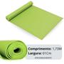 Imagem de Colchonete Tapete Yoga Ginastica Eva Verde Exercicios 1,73 Metros Liveup Sports