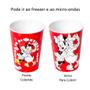 Imagem de Coleção 3 Copos da Minnie com Orelhas Caneca de Café e Copo de Refrigerante