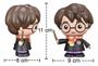 Imagem de Coleção Boneco Harry Potter Hermione Ron Weasley Pop Kit 3un