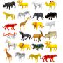 Imagem de Coleção de Animais Savana Selva com 24 Bichos de Plástico