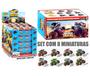 Imagem de Coleção Hot Wheels Mini Monster Trucks Marvel C/8 Carrinhos