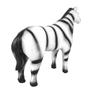 Imagem de Coleção Real Animal Zebra Boneco Realista em Vinil 29 Cm Bee Toys