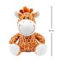 Imagem de Coleção Turminha Safari com 5 Pelúcias Onça Tigre Leão Girafa Macaco Buba