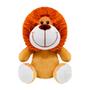 Imagem de Coleção Turminha Safari com 5 Pelúcias Onça Tigre Leão Girafa Macaco Buba