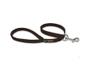 Imagem de Coleira Cachorro Grande Pit Bull Fit Marrom M + Guia 80Cm