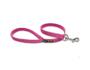 Imagem de Coleira Cachorro Grande Pit Bull Fit Rosa Gg + Guia 80Cm