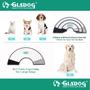 Imagem de Coleira Cone para Cães GLADOG - Plástico Flexível e Macio para Pós-Cirurgia