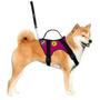 Imagem de Coleira Para Cachorro Grande Peitoral Pet Tático Para Cães Regulável Resistente Com Alça E Guia De Passeio Com Mola